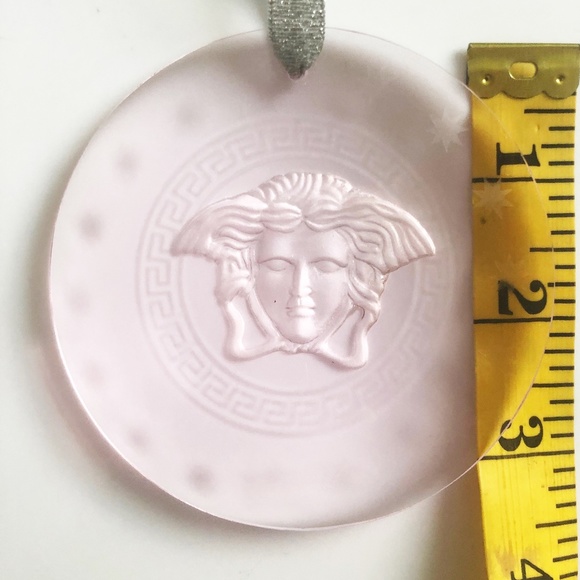 Rosenthal Versace Medusa Ornament Pink Crystal Ornament Home Decor - Picture 4 of 8